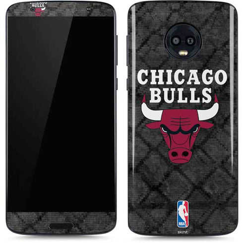 NBA Chicago Bulls Dark Rust Moto G6 Skin