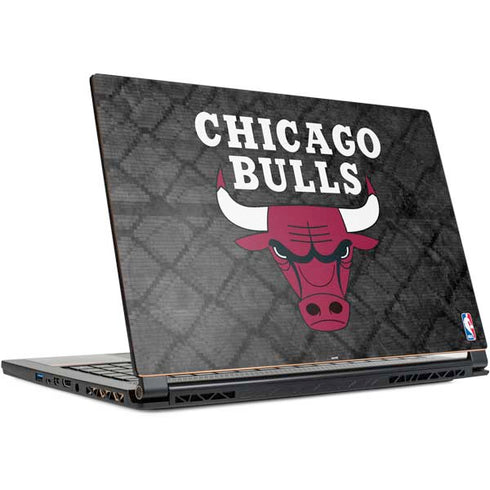NBA Chicago Bulls Dark Rust MSI GS65 Stealth Laptop Skin