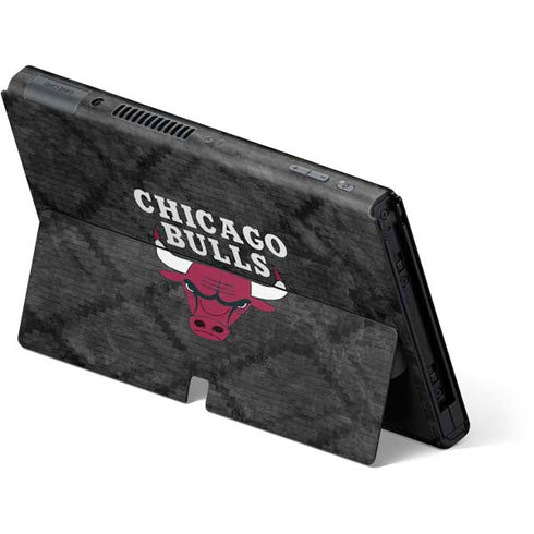 NBA Chicago Bulls Dark Rust Nintendo Switch OLED (2021) Skin