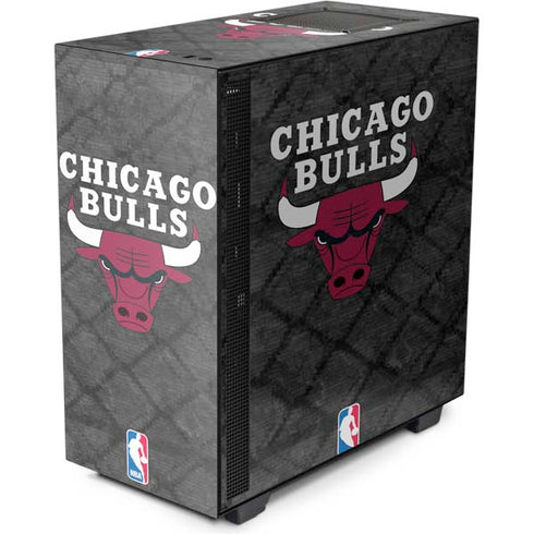 NBA Chicago Bulls Dark Rust NZXT H510 Compact ATX Mid-Tower Case Skin