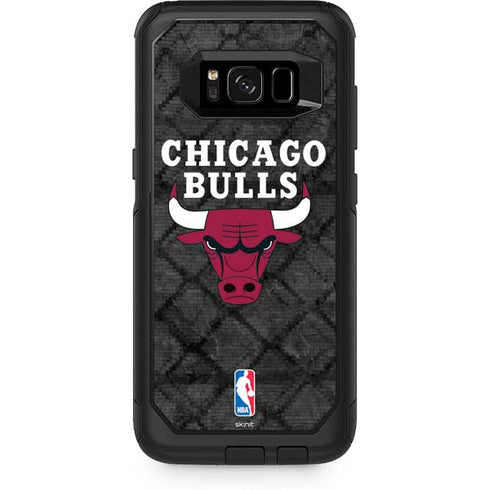 NBA Chicago Bulls Dark Rust Otterbox Commuter Galaxy Skin