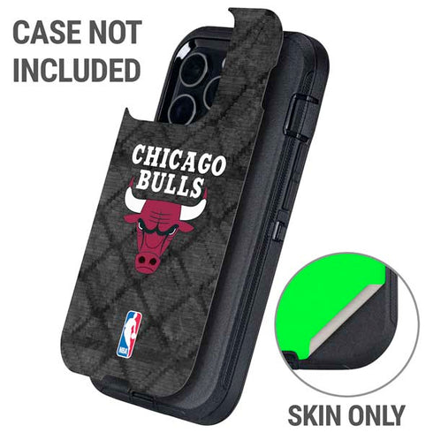 NBA Chicago Bulls Dark Rust Otterbox Defender iPhone Skin