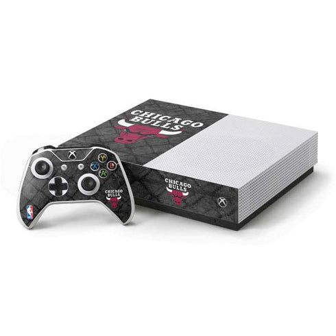 NBA Chicago Bulls Dark Rust Xbox One S All-Digital Edition Bundle Skin