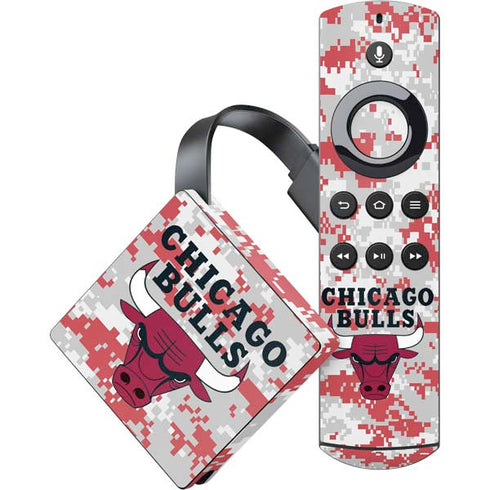 NBA Chicago Bulls Digi Camo Amazon Fire TV Skin
