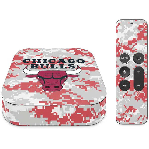 NBA Chicago Bulls Digi Camo Apple TV Skin