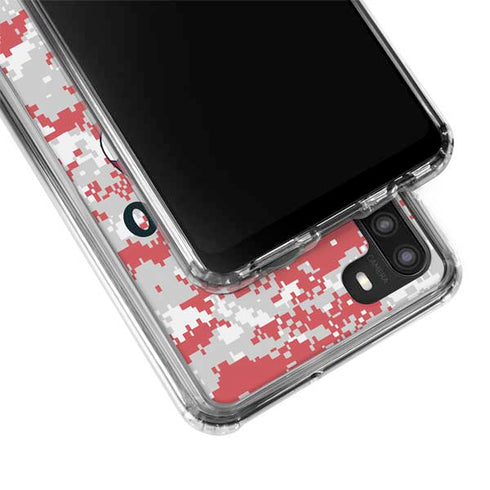 NBA Chicago Bulls Digi Camo Galaxy A21 Clear Case