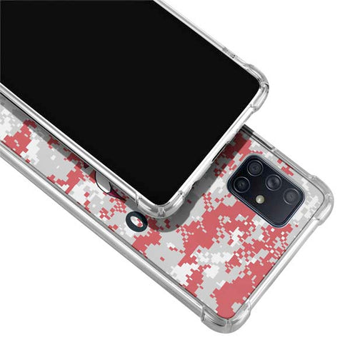 NBA Chicago Bulls Digi Camo Galaxy A51 5G Clear Case