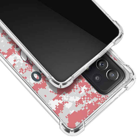 NBA Chicago Bulls Digi Camo Galaxy A52 5G Clear Case