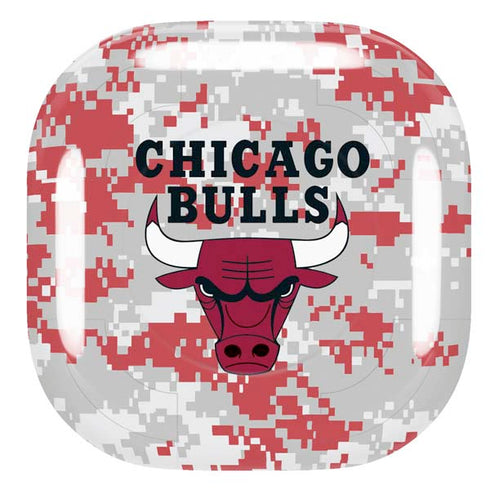 NBA Chicago Bulls Digi Camo Galaxy Buds Pro Skin
