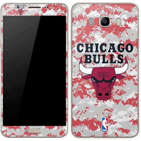 NBA Chicago Bulls Digi Camo Galaxy J7 Skin
