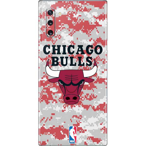 NBA Chicago Bulls Digi Camo Galaxy Note 10 Skin