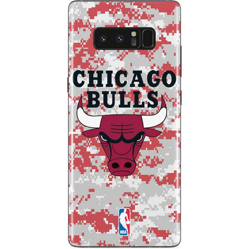 NBA Chicago Bulls Digi Camo Galaxy Note 8 Skin