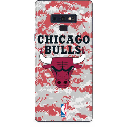 NBA Chicago Bulls Digi Camo Galaxy Note 9 Skin