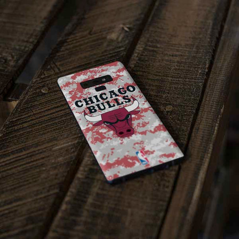 NBA Chicago Bulls Digi Camo Galaxy Note 9 Skin