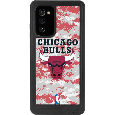 NBA Chicago Bulls Digi Camo Galaxy Note20 5G Waterproof Case