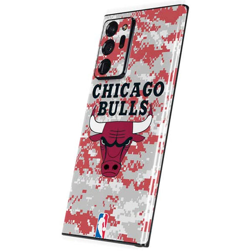NBA Chicago Bulls Digi Camo Galaxy Note20 Ultra 5G Skin