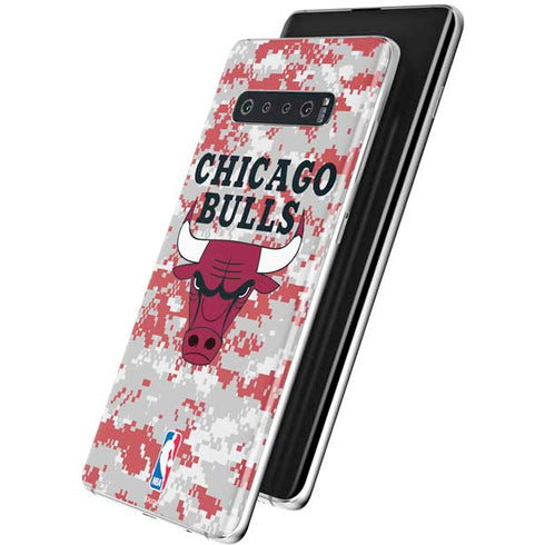 NBA Chicago Bulls Digi Camo Galaxy S10 Plus Skin
