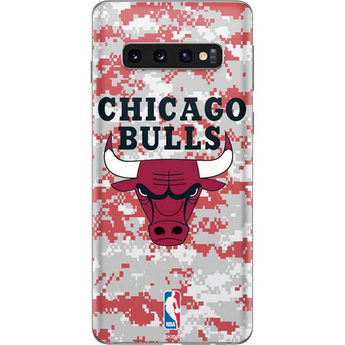 NBA Chicago Bulls Digi Camo Galaxy S10 Skin