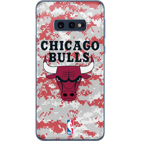 NBA Chicago Bulls Digi Camo Galaxy S10e Skin