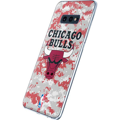 NBA Chicago Bulls Digi Camo Galaxy S10e Skin