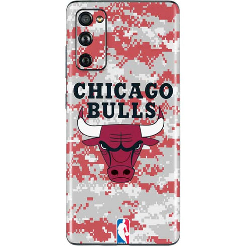 NBA Chicago Bulls Digi Camo Galaxy S20 Fan Edition Skin