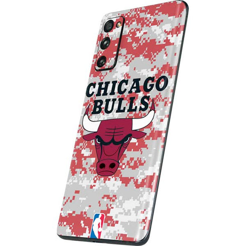 NBA Chicago Bulls Digi Camo Galaxy S20 Fan Edition Skin