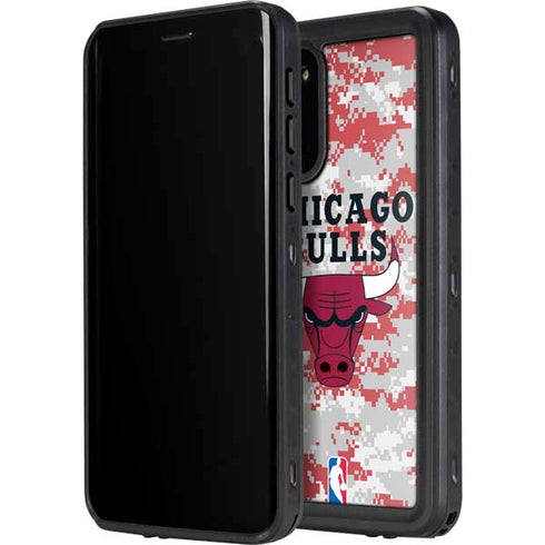NBA Chicago Bulls Digi Camo Galaxy S20 Plus Waterproof Case
