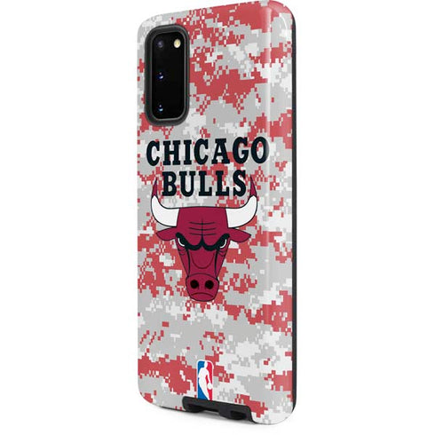 NBA Chicago Bulls Digi Camo Galaxy S20 Pro Case