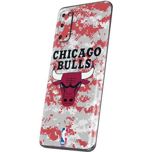 NBA Chicago Bulls Digi Camo Galaxy S20 Skin
