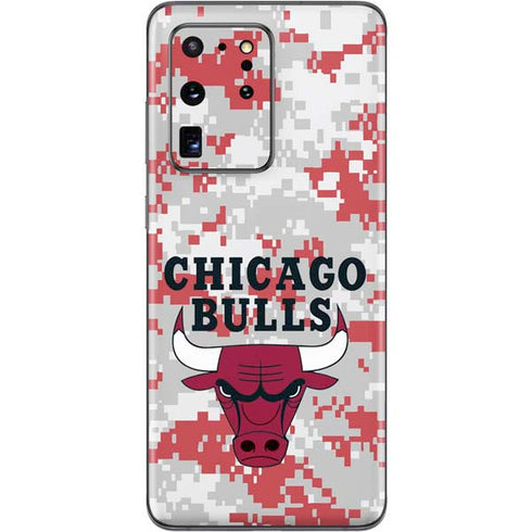 NBA Chicago Bulls Digi Camo Galaxy S20 Ultra 5G Skin