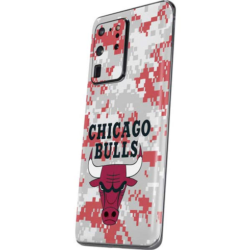 NBA Chicago Bulls Digi Camo Galaxy S20 Ultra 5G Skin