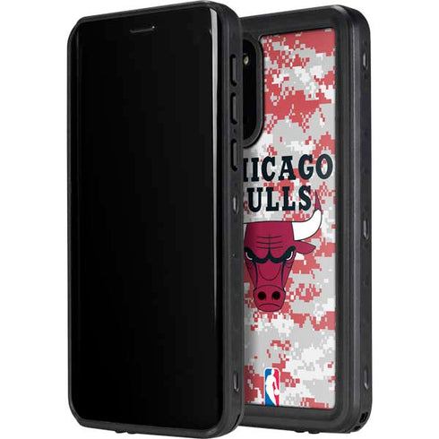 NBA Chicago Bulls Digi Camo Galaxy S20 Waterproof Case