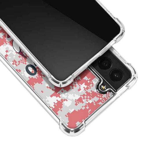 NBA Chicago Bulls Digi Camo Galaxy S21 Plus 5G Clear Case
