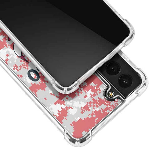 NBA Chicago Bulls Digi Camo Galaxy S22 Plus Clear Case