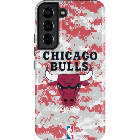 NBA Chicago Bulls Digi Camo Galaxy S22 Pro Case