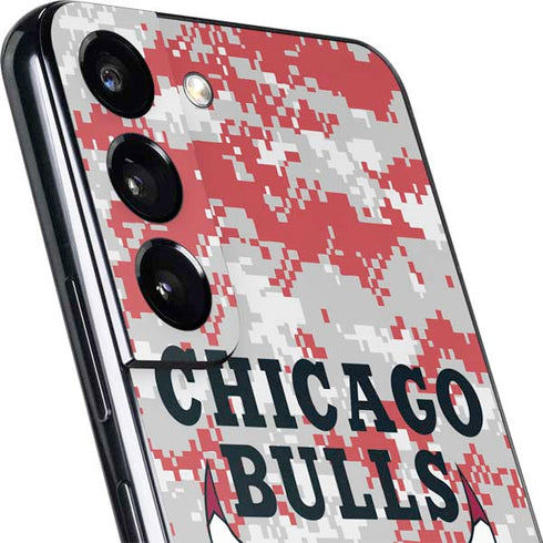 NBA Chicago Bulls Digi Camo Galaxy S22 Skin