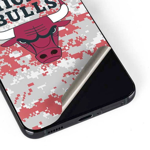 NBA Chicago Bulls Digi Camo Galaxy S22 Skin