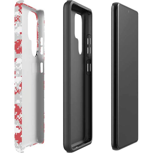 NBA Chicago Bulls Digi Camo Galaxy S22 Ultra Pro Case
