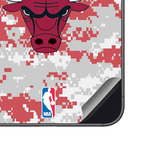 NBA Chicago Bulls Digi Camo Galaxy S23 FE Skin