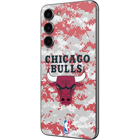 NBA Chicago Bulls Digi Camo Galaxy S23 Plus Skin