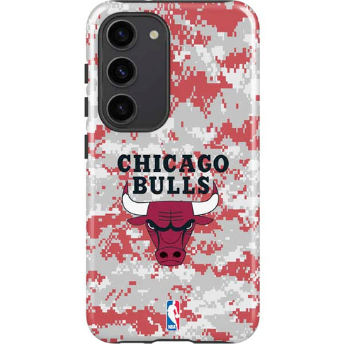 NBA Chicago Bulls Digi Camo Galaxy S23 Pro Case