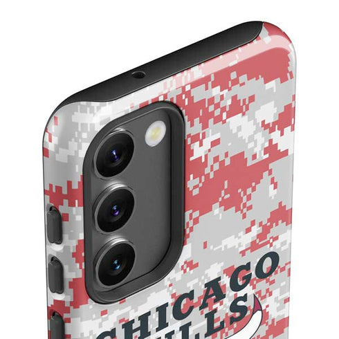 NBA Chicago Bulls Digi Camo Galaxy S23 Pro Case