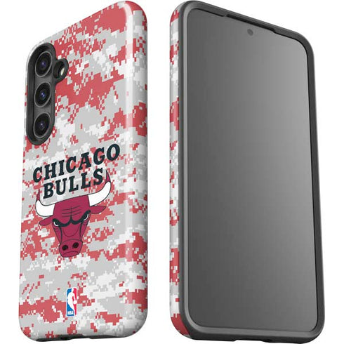 NBA Chicago Bulls Digi Camo Galaxy S24 Impact Case