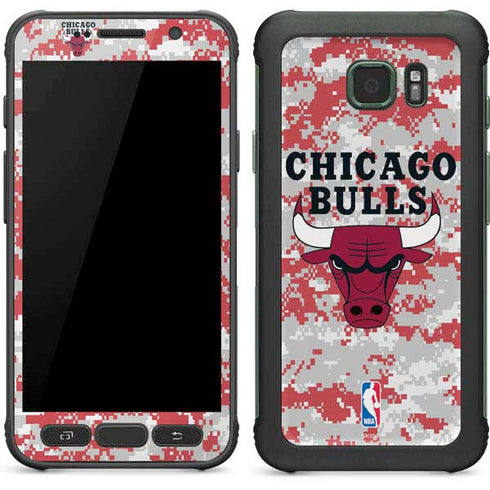 NBA Chicago Bulls Digi Camo Galaxy S7 Active Skin