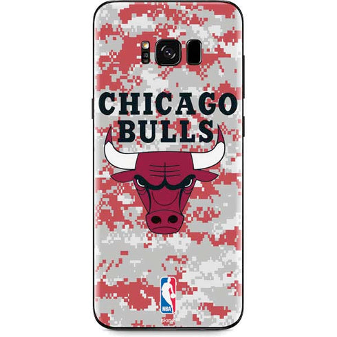 NBA Chicago Bulls Digi Camo Galaxy S8 Plus Skin