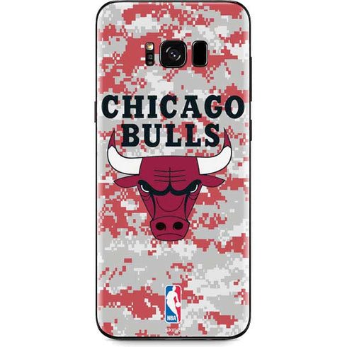 NBA Chicago Bulls Digi Camo Galaxy S8 Skin