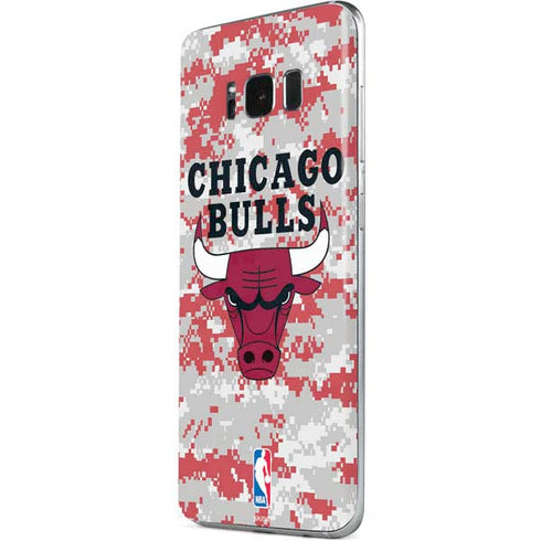 NBA Chicago Bulls Digi Camo Galaxy S8 Skin