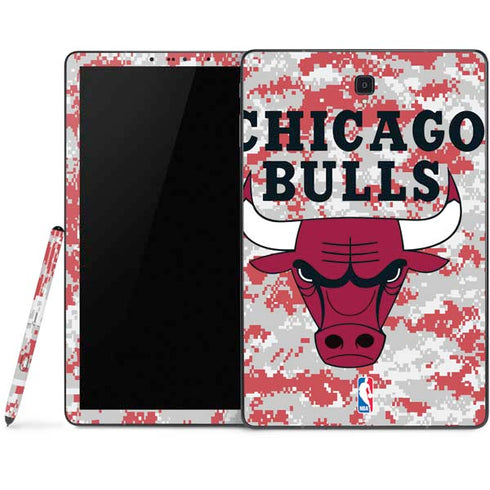NBA Chicago Bulls Digi Camo Samsung Galaxy Tab Skin
