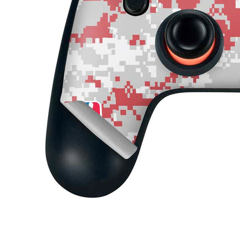 NBA Chicago Bulls Digi Camo Google Stadia Controller Skin