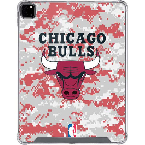 NBA Chicago Bulls Digi Camo iPad Pro 12.9in (2020) Clear Case